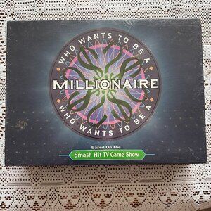 BOARD GAME "WHO WANTS BE A MILLIONARE" BASED ON TV GAME SHOW. 2-5 PLAYERS
